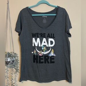 Disney 'We're All Mad Here' Women's Tee